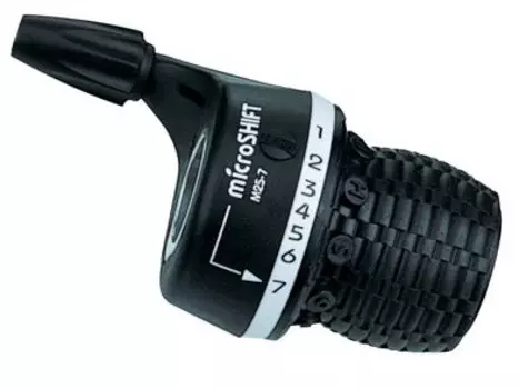 Грипшифт MICROSHIFT MS-25-7, на 7 скоростей, дискретный, правый