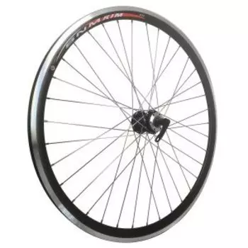 Колесо TBS 27,5" переднее, обод двойной алюминиевый, с эксцентриком, цвет черная, ZXX18487