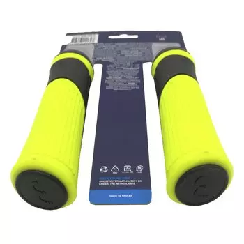 Грипсы велосипедные BBB Cobra, 142mm, неон желтый/черный, BHG-96