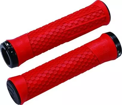 Грипсы велосипедные BBB Python, 142mm, red / lockring красный/черный, BHG-95