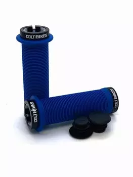 Грипсы Colt Bikes BMX Lock-On 115мм, синий, CBBMX115BL