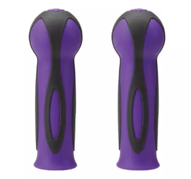 Грипсы для самоката Globber DUAL COLOR 2 HANDLE GRIPS, фиолетовый, 526-003-103