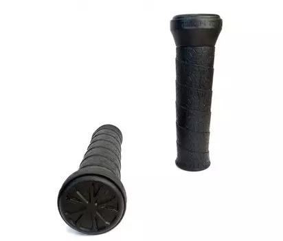 Грипсы для самоката TechTeam, комплект, 130 мм, с барендами, черный, BL-130CFB