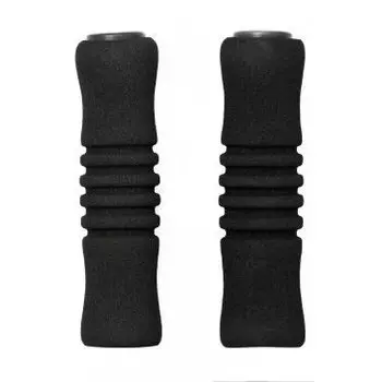 Грипсы велосипедные Vinca sport, чёрные, нополиуретановые, длина 125мм, H-G 22 black