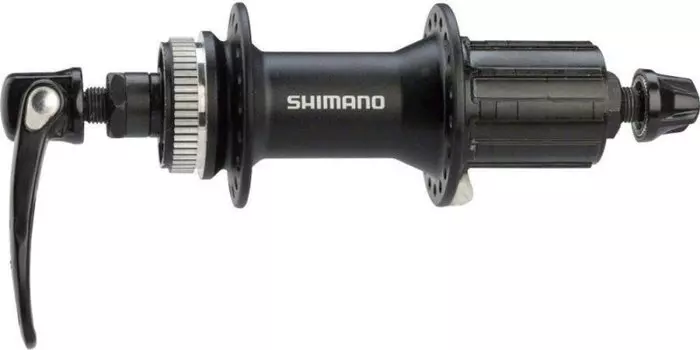 Велосипедная втулка Shimano Alivio M4050, задняя, под кассету, 32 отверстия, 8-10 скоростей, чёрная, EFHM4050BZBL