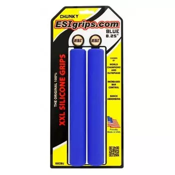 Грипсы ESI Chunky XXL 8,25", синий, 82CBU
