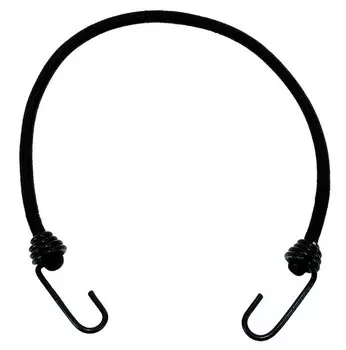 Резинка на багажник M-Wave 50х8мм с крючками, для крепления, черная, 5-780160