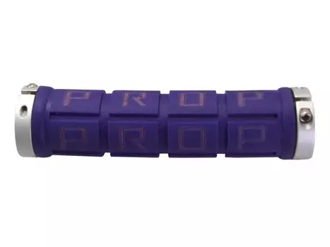 Грипсы велосипедные PROPALM HY-2004EP, для Fixed Gear, 128мм, с 2 грипстопами, фиолетовые, с упаковкой