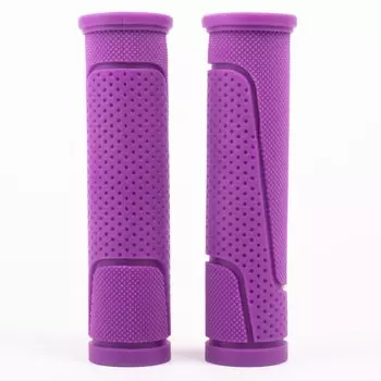 Грипсы резиновые Vinca Sport длина 125 мм, индивидуальная упаковка, фиолетовые, H-G 63 violet