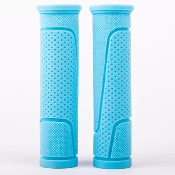 Грипсы резиновые Vinca Sport голубые, длина 125 мм, индивидуальная упаковка, H-G 63 light blue