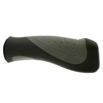 Грипсы TBS CSG-682, анатомические, резина, с закрытым концом, черно-серые, CSG-682