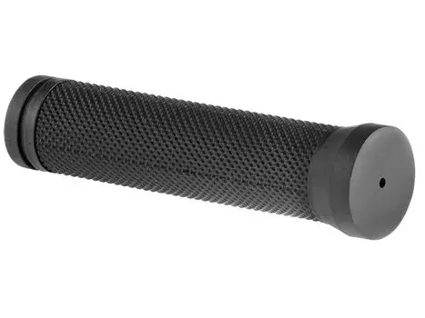 Грипсы велосипедные VELO VLG-408-1, 130мм, Kraton, с расширяющимся закрытым концом, черные