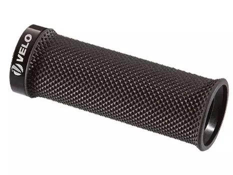 Грипсы велосипедные VELO VLG-884-3AD2-L1-G2, пластик/гель, с заглушками, 92мм, VLG-884-3AD2-L1-G2