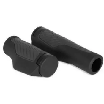 Грипсы VP, для ревошифта, резиновые, 130мм+90 мм, 2-х компонентные, эргономические, с фиксаторами, VPG-ER05AS