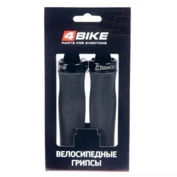 Грипсы велосипедные 4BIKE, 130 мм, черный, ARV000032