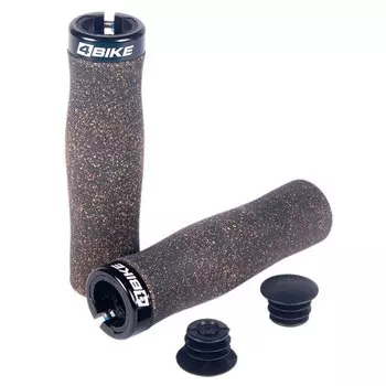 Грипсы велосипедные 4BIKE, 131 мм, черный, ARV000063