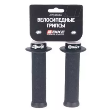 Грипсы велосипедные 4BIKE, 132 мм, черный, ARV000064