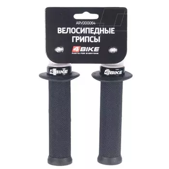 Грипсы велосипедные 4BIKE, 132 мм, черный, ARV000064