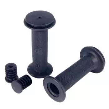 Грипсы велосипедные 4BIKE, 90 мм, детские, черный, ARV000070