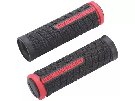Грипсы велосипедные BBB DualGrip, 102mm, черный/красный, BHG-07