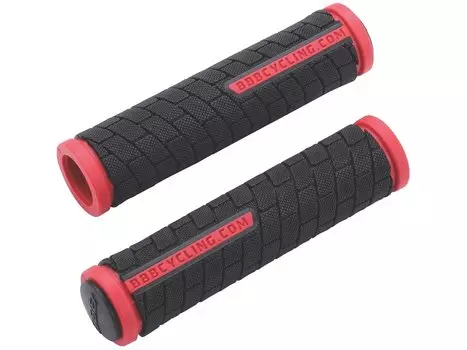 Грипсы велосипедные BBB DualGrip, 125mm, черный/красный, BHG-06
