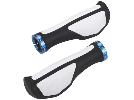 Грипсы велосипедные BBB ErgoFix, 132mm, черный/синий, BHG-71
