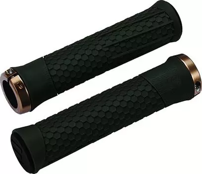 Грипсы велосипедные BBB Python, 142mm, moss green / lockring copper зелёный, BHG-95