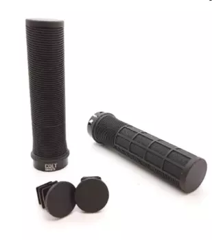 Грипсы велосипедные Colt Bikes WAFFLE, 130 мм, черный, w/o Lock-On, CBWAFFLE