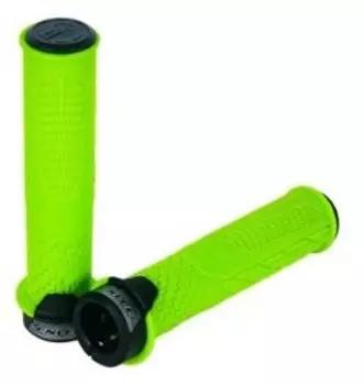 Грипсы велосипедные Enlee 1ST Gen, 130мм, с закрытым торцом, с локрингом, зелёные, ARV000591