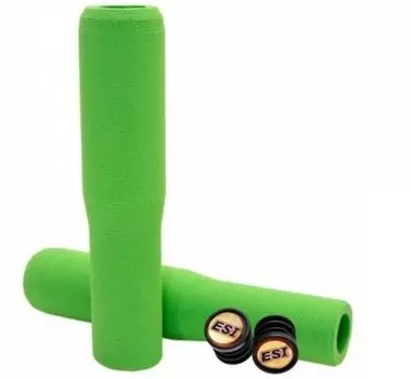 Грипсы велосипедные ESI Fit SG, зеленый, FSGGN