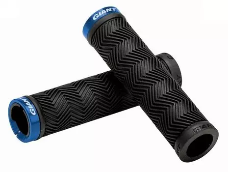 Грипсы велосипедные Giant SOLE-O MTB Grips, кратон, черный/командный синий, 410957
