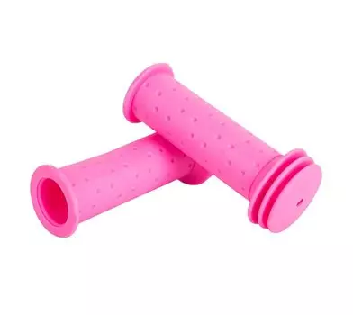 Грипсы велосипедные Green Cycle GGR-196, 102 мм, детские, розовые