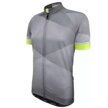 Велофутболка FUNKIER J-848 Piacenza Men Pro SS Jersey, Grey/Yellow (серо-неоново желтый)