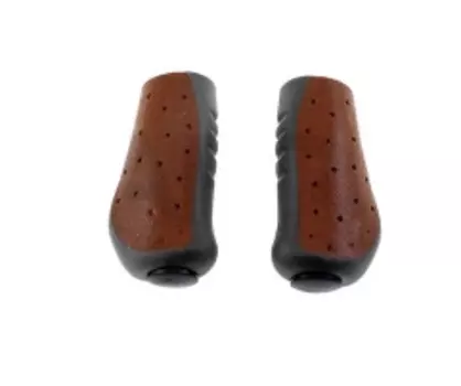 Грипсы велосипедные HaiWey HW 145266, L-92, коричневый-серый, 881093