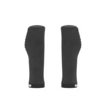 Грипсы велосипедные Hogger 130 мм, EVA, алюминиевые фиксаторы на руль, черные, GRHG-G250