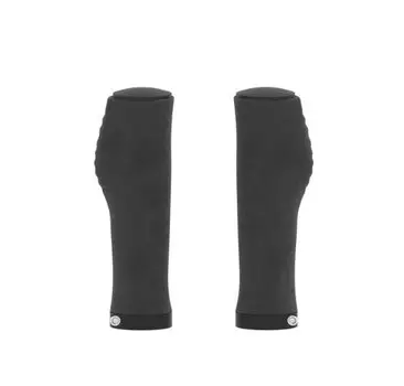 Грипсы велосипедные Hogger 130 мм, EVA, алюминиевые фиксаторы на руль, черные, GRHG-G250