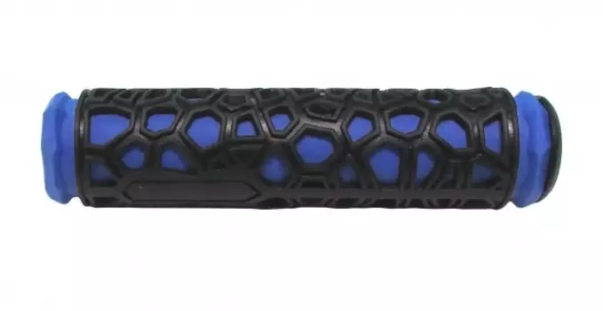 Грипсы велосипедные HUALONG, 22х130, голубые, в торговой упаковке, HL-G106