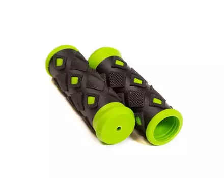 Грипсы велосипедные Jokie KIDS, 95 мм, резина, черный/желтый, CGRPBK100152