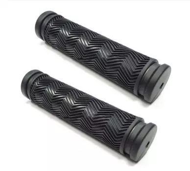 Грипсы велосипедные JOY KIE D-1511, комплект, 115мм, резиновые, черный, 4630031488032
