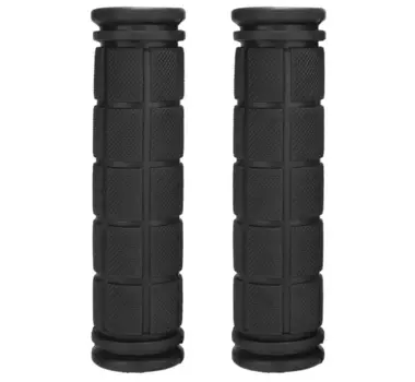 Грипсы велосипедные JOY KIE, комплект, 120мм, резина, черный, H-G38black