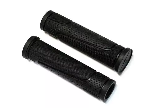 Грипсы велосипедные NANDUN, MTB, 125mm, резина, черные, STARK 125mm