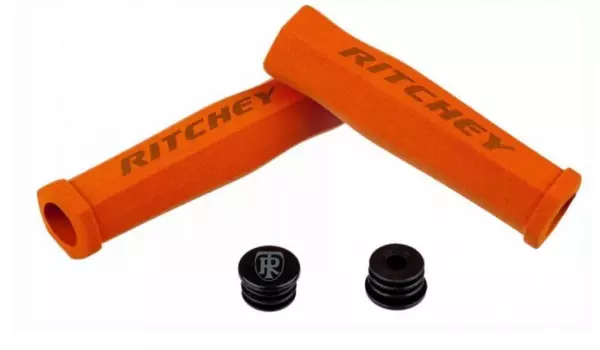 Грипсы велосипедные Ritchey WCS Ergo, МТВ, 125 мм, оранжевый, 38450907001