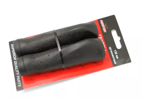 Грипсы велосипедные Roxter, 130 мм, черные, эргономичные, в торговой упаковке, HL-G301 or G302