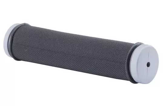 Грипсы велосипедные STELS HL-G103, 130 мм, чёрно-серебристые, 150268