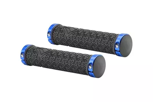 Грипсы велосипедные Stels XH-G116BL, 135, С lock-on, черно-синий, LU089166