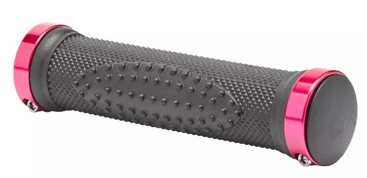 Грипсы велосипедные Stels XH-G64BL, 130, С lock-on, черно-красный, LU074694