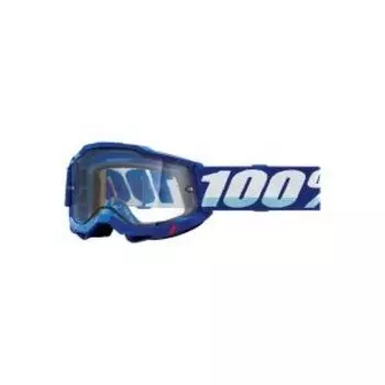 Веломаска 100% Accuri 2 Enduro Goggle Blue / Clear Dual Lens, 50015-00002