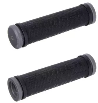 Грипсы велосипедные STINGER, черно-серый, Х68685