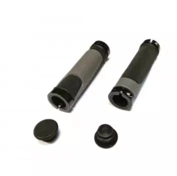 Грипсы велосипедные TRIX, для ревошифта, резиновые, 130мм+92мм, 2-х компонентные, HL-G311-2