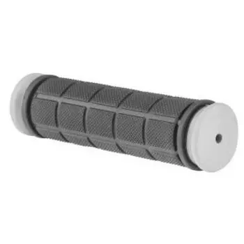 Грипсы велосипедные VELO TEN-075, 125 мм, кратон, 2 слоя различной твёрдости, чёрно-серые, ST (150261)